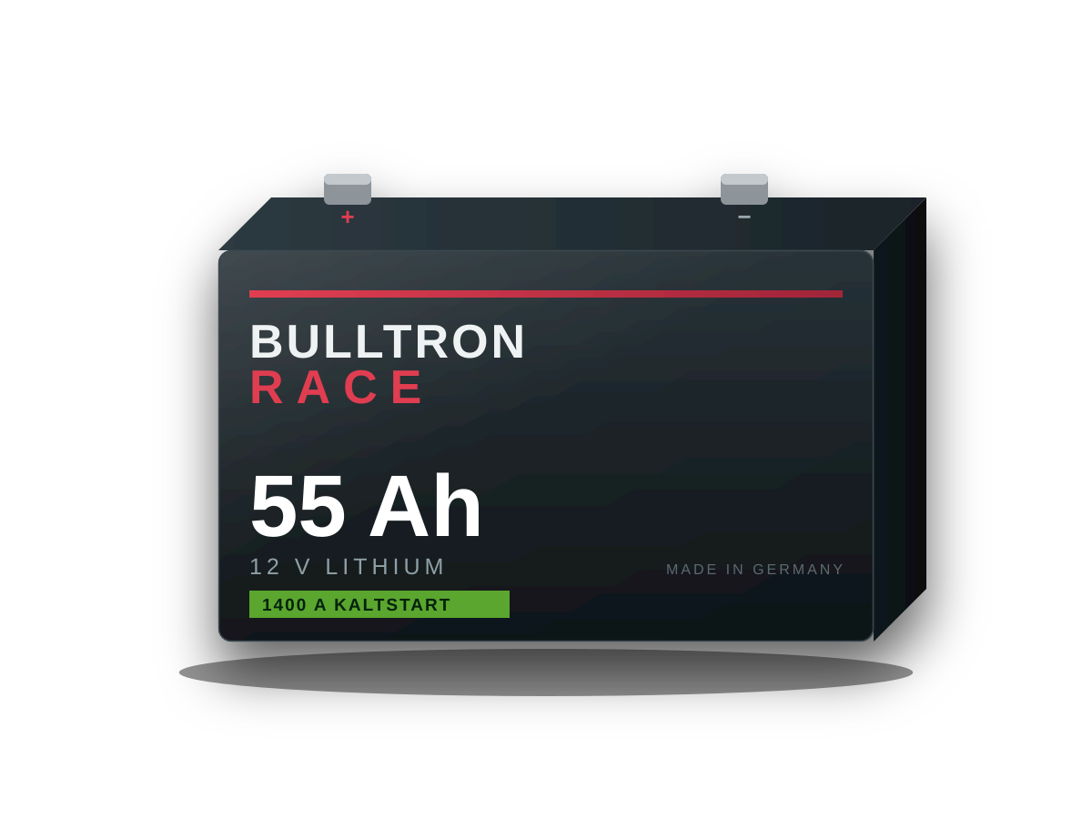 Race 55 Ah L1 — 12,8 V LiFePO4 Starterbatterie im L1-Gehäuse