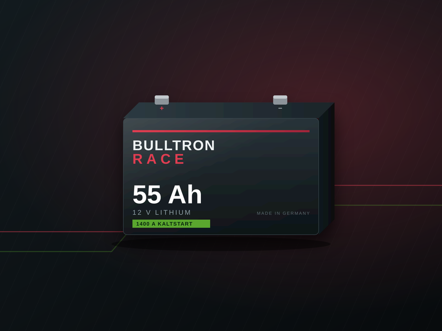 Bulltron-Race-Batterie aus deutscher Fertigung
